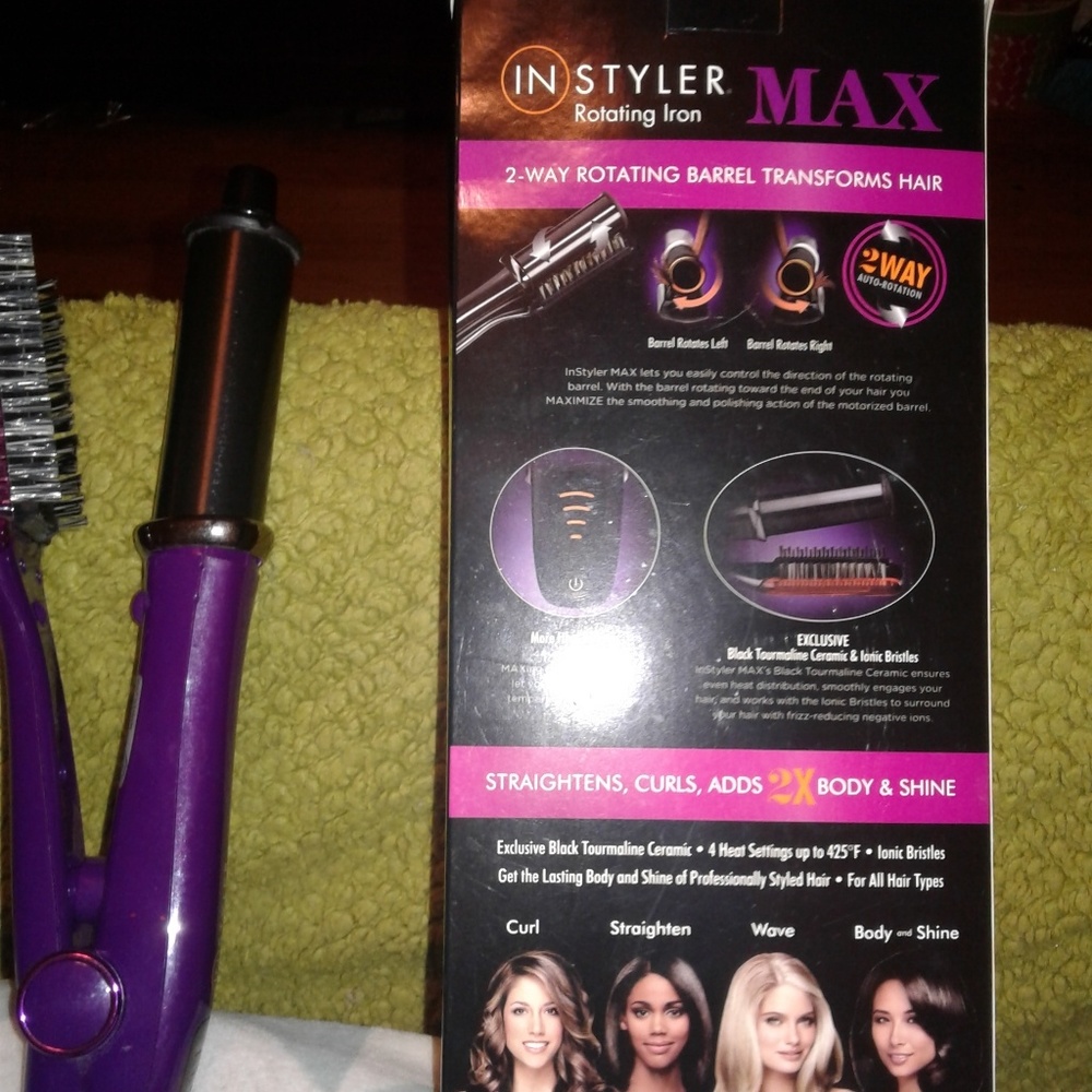 Instyler the rotating iron